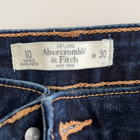Abercrombie High-rise Cutoff Denim Shorts - Picture 3 of 5
